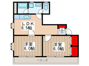 ストーク五十嵐の物件間取画像